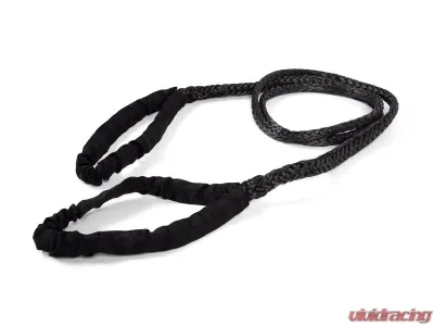 CrawlTek 1/2inch x 10' Synthetic Black Winch Line Extension/Utility Rope - CWLTW08203
