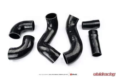 AMS Performance Omega 9, 13, 14 Turbo Kit 3" Lower Intercooler Pipes Nissan GT-R 2009-2022 - ALP.07.14.0020-1