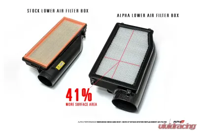 AMS Performance 5.5L Carbon Fiber Intake System Replacement Air Filter ALP.12.08.0003-1 - ALP.12.08.0003-1