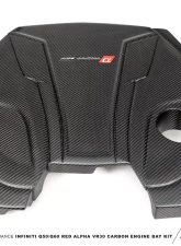 AMS Performance Red Alpha Matte Carbon Engine Cover                                     - ALP.28.06.0001-1 - Image 2