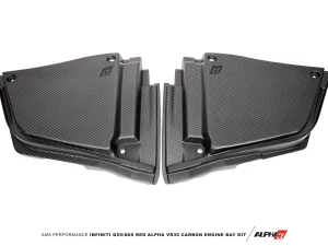 AMS Performance Red Alpha Matte Carbon Brake Fluid Reservoir and Battery Cover Set - ALP.28.06.0003-1 - Image 2