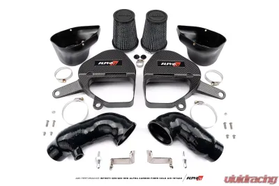 AMS Performance Red Alpha Matte Carbon Intake Kit Infiniti Q50 | Q60 2016-2022 - ALP.28.08.0001-2