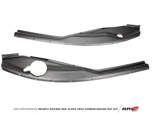 AMS Performance Red Alpha Matte Carbon Fender Trim Set - ALP.30.06.0001-1 - Image 4