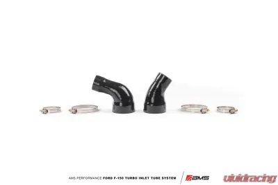 AMS Performance 3.5L EcoBoost Turbo Inlet Tubes for Ford F-150 2011-2020, Black Rubber - AMS.46.08.0001-1