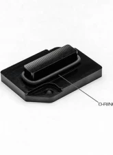 AMS Performance MAF Block-Off Plates for ALP.07.08.0007-1, Aluminum, Black Finish                                     - ALP.07.08.0007-1 - Image 2
