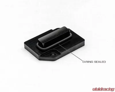 AMS Performance MAF Block-Off Plates for ALP.07.08.0007-1, Aluminum, Black Finish - ALP.07.08.0007-1