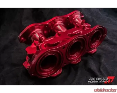 AMS Performance 18 Injector Upgrade From Std 6/12 Injector Manifold Upper Section Only Nissan R35 GT-R 2009+ - ALP.07.08.0101-10