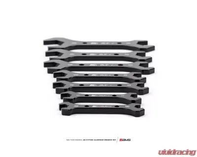 AMS Performance AN Fitting Aluminum Wrench Set - 12 Piece, Lightweight, Durable Tools - AMS.00.12.0001-1