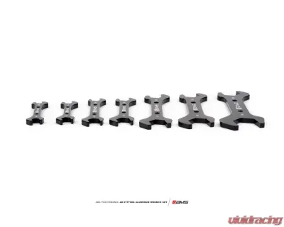 AMS Performance AN Fitting Aluminum Wrench Set - 12 Piece, Lightweight, Durable Tools - AMS.00.12.0001-1
