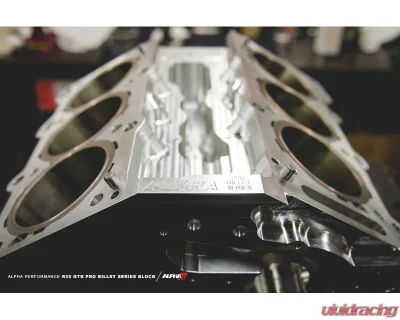 AMS Performance Pro Series Billet VR38 Engine Block Nissan R35 GT-R 2009+ - ALP.07.04.0101-3