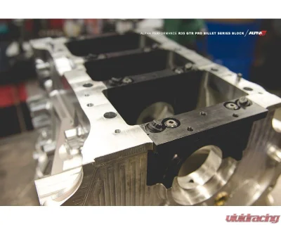 AMS Performance Pro Series Billet VR38 Engine Block Nissan R35 GT-R 2009+ - ALP.07.04.0101-3