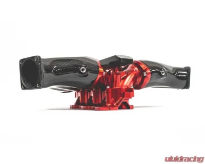 AMS Performance Carbon Fiber Intake Manifold w/ Standard Fuel Rail (6 injectors) Nissan GT-R R35 2009+ - ALP.07.08.0101-18