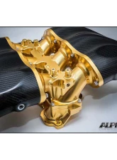 AMS Performance Carbon Fiber Intake Manifold w/ Standard Fuel Rail (6 injectors) Nissan GT-R R35 2009+                                     - ALP.07.08.0101-17 - Image 8