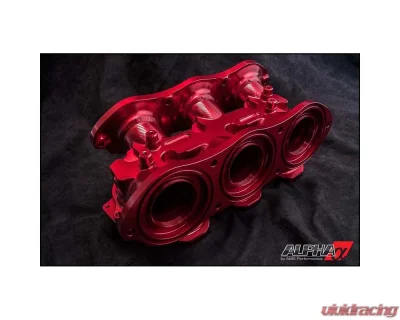 AMS Performance Carbon Fiber Intake Manifold w/ Standard Fuel Rail (6 injectors) Nissan GT-R R35 2009+ - ALP.07.08.0101-18