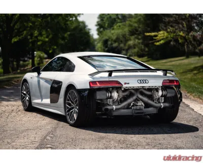 AMS Performance Alpha 20 G42-1200 Twin Turbo Kit Center Exit Titanium Exhaust - ALP.40.14.0042-1