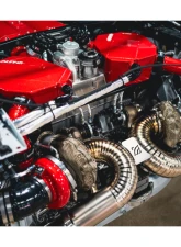AMS Performance Alpha 20 G42-1200 Twin Turbo Kit Center Exit Titanium Exhaust                                     - ALP.40.14.0042-1 - Image 3