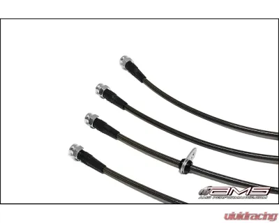 AMS Performance Stainless Steel Brake Lines Mitsubishi Evolution X | Lancer 2008-2015 - AMS.04.01.0004-1