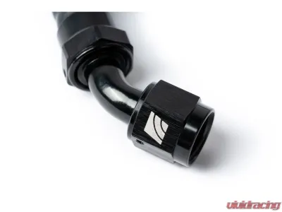 AMS Performance 5/16 Quick Connect Inlet to -06AN Male Outlet Inline Fuel Pulsation Damper Infiniti Q50 | Q60 | Nissan Z 2016-2025 - AMS.00.07.0002-3