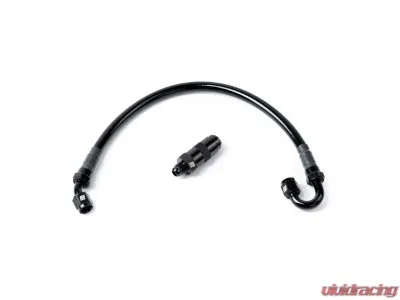 AMS Performance 5/16 Quick Connect Inlet to -06AN Male Outlet Inline Fuel Pulsation Damper Infiniti Q50 | Q60 | Nissan Z 2016-2025 - AMS.00.07.0002-3