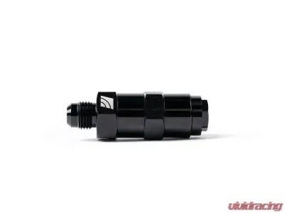AMS Performance 5/16 Quick Connect Inlet to -06AN Male Outlet Inline Fuel Pulsation Damper Infiniti Q50 | Q60 | Nissan Z 2016-2025 - AMS.00.07.0002-3
