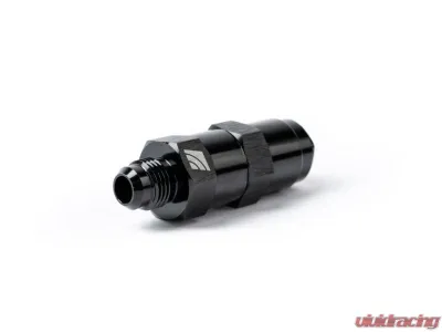 AMS Performance 5/16 Quick Connect Inlet to -06AN Male Outlet Inline Fuel Pulsation Damper Infiniti Q50 | Q60 | Nissan Z 2016-2025 - AMS.00.07.0002-3