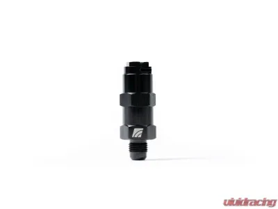 AMS Performance 5/16 Quick Connect Inlet to -06AN Male Outlet Inline Fuel Pulsation Damper Infiniti Q50 | Q60 | Nissan Z 2016-2025 - AMS.00.07.0002-3