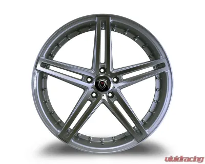 Marquee Luxury M5334 Wheels 22x10.5 +40 5x112 Silver Machined - 533422105511240SP