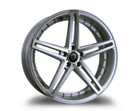 Marquee Luxury M5334 Wheels 22x10.5 +40 5x112 Silver Machined