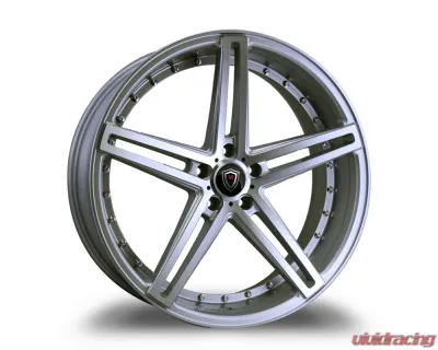 Marquee Luxury M5334 Wheels 22x10.5 +40 5x112 Silver Machined - 533422105511240SP