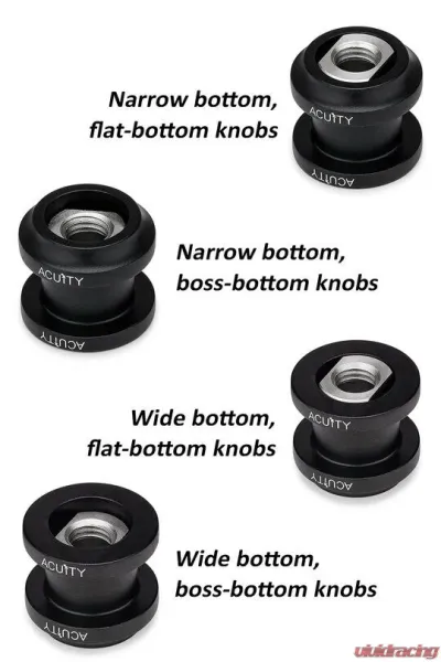 Acuity Instruments Shift Boot Collar Upgrade (Satin Black Aluminum Finish) Honda | Acura 1999-2025 - 1924-K1