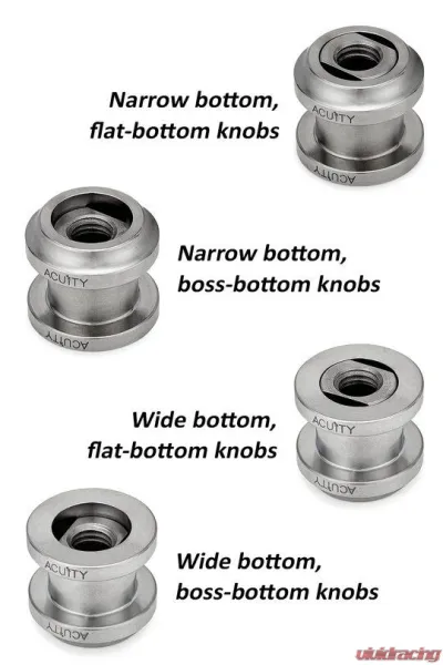 Acuity Instruments Shift Boot Collar Upgrade (Turned Stainless Finish) Honda | Acura 1999+ - 1924-K2