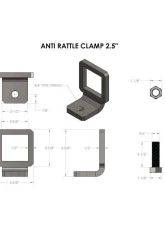 BulletProof Hitches BulletProof 2.5" Anti-Rattle Clamp for 2.5" Shank Hitches                                     - 25ANTIRATTLE - Image 5