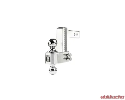 BulletProof Hitches BulletProof 2.0" Aluminum Medium Duty 4" Drop/Rise Hitch, 14K Capacity - AL204