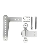 BulletProof Hitches BulletProof 2.0" Aluminum Medium Duty 6" Drop/Rise Hitch, 14,000 lbs Capacity                                     - AL206 - Image 5