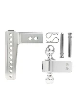 BulletProof Hitches BulletProof 2.5" Aluminum Medium Duty 6" Drop/Rise Hitch, 14,000 lbs Capacity                                     - AL256 - Image 5