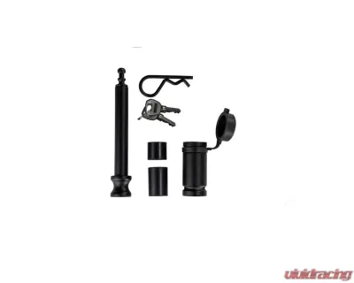 BulletProof Hitches BulletProof Black Ops 5/8" Locking Pin 3-Pack Keyed Alike for 2"-3" Hitches - BLACKBPLP3