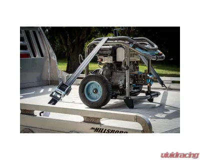 BulletProof Hitches BulletProof Heavy Duty 2" Auto Retractable Ratchet Strap, 10' Length, 1,100 lbs Limit - BPHDRSAUTO