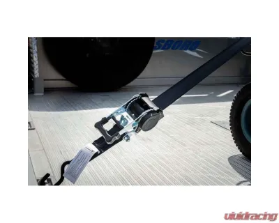 BulletProof Hitches BulletProof Heavy Duty 2" Auto Retractable Ratchet Strap, 10' Length, 1,100 lbs Limit - BPHDRSAUTO