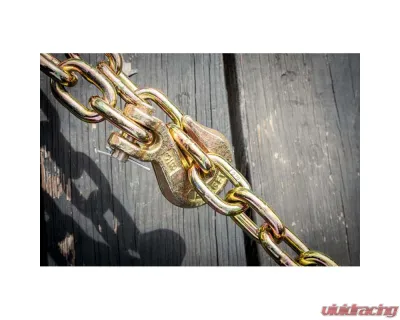 BulletProof Hitches BulletProof Heavy Duty 3/8" x 16' Transport Chain, Grade 70, 26,400 lbs Capacity - BPHDTRANSPORT16