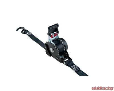 BulletProof Hitches BulletProof Medium Duty 1" Auto Retractable Ratchet Strap 12' 500lbs - BPMDRSAUTO