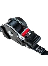 BulletProof Hitches BulletProof Medium Duty 1" Auto Retractable Ratchet Strap 12' 500lbs                                     - BPMDRSAUTO - Image 5