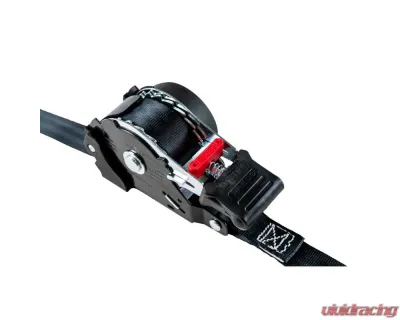 BulletProof Hitches BulletProof Medium Duty 1" Auto Retractable Ratchet Strap 12' 500lbs - BPMDRSAUTO