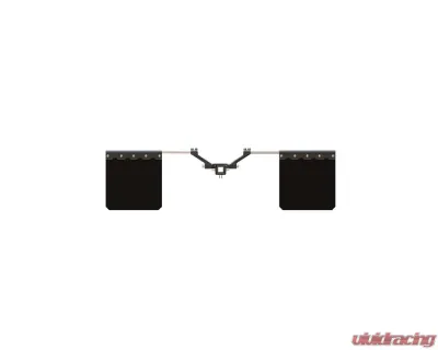 BulletProof Hitches BulletProof Road Shield Mud Flap System, Adjustable 24"x24", Fits 2"-3" Receivers - BPMUDFLAP