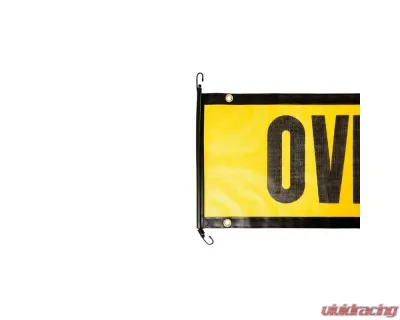 BulletProof Hitches Oversize Load Banner, 18" x 84", UV-Resistant PVC, DOT Compliant - BPOVERSIZE