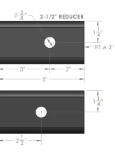 BulletProof Hitches 2.5" to 2" Reducer Sleeve for 2.5" Receiver Tube, Steel, Black Finish                                     - BPRS25TO2 - Image 8