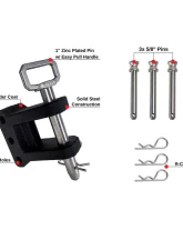 BulletProof Hitches Heavy Duty 2-Tang Clevis Attachment with 1" Pin, 22,000 lb Capacity                                     - CLEVIS - Image 4