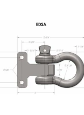 BulletProof Hitches BulletProof Extreme Duty Shackle Attachment, 36,000 lb Capacity, Fits Medium/Heavy/Extreme Duty Hitches                                     - EDSA - Image 4