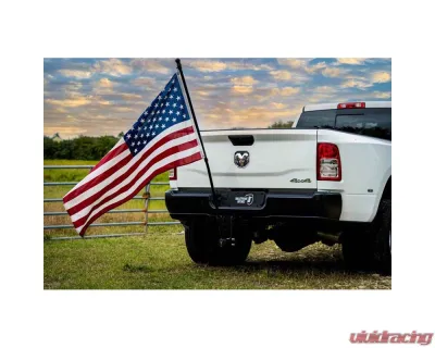 BulletProof Hitches BulletProof Flag Holder Attachment for 1.5" Flagpole, Black Finish - FLAGHOLDER