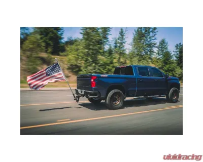 BulletProof Hitches BulletProof Flag Holder Attachment for 1.5" Flagpole, Black Finish - FLAGHOLDER