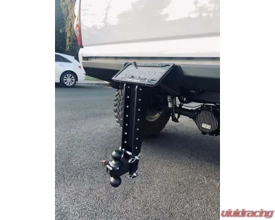 BulletProof Hitches BulletProof 2.0" Heavy Duty 14" Drop/Rise Hitch, 22,000 lb Capacity - HD2014